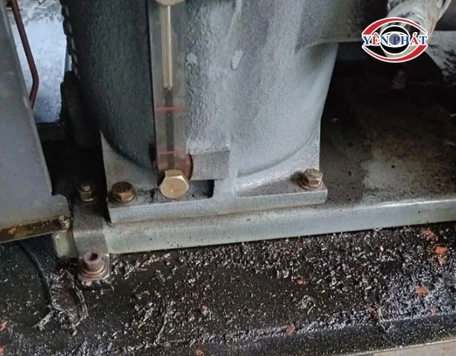 Máy nén khí bị chảy dầu