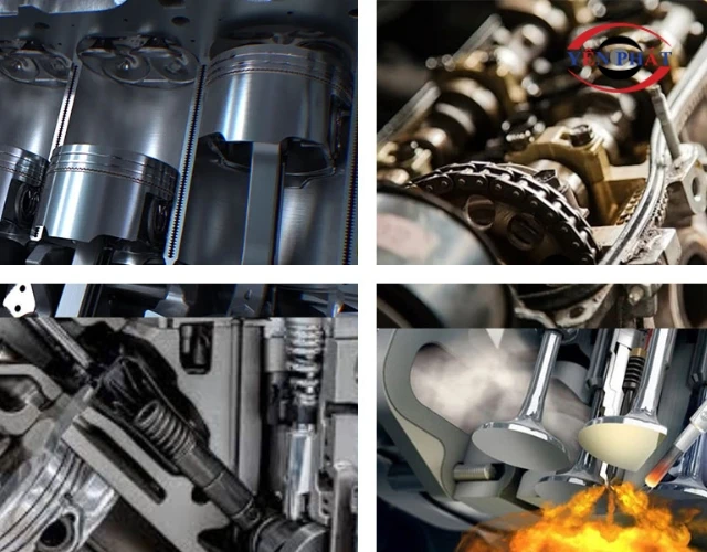 Các linh kiện bên trong máy phát điện hư hỏng dẫn tới máy trục trặc khi vận hành