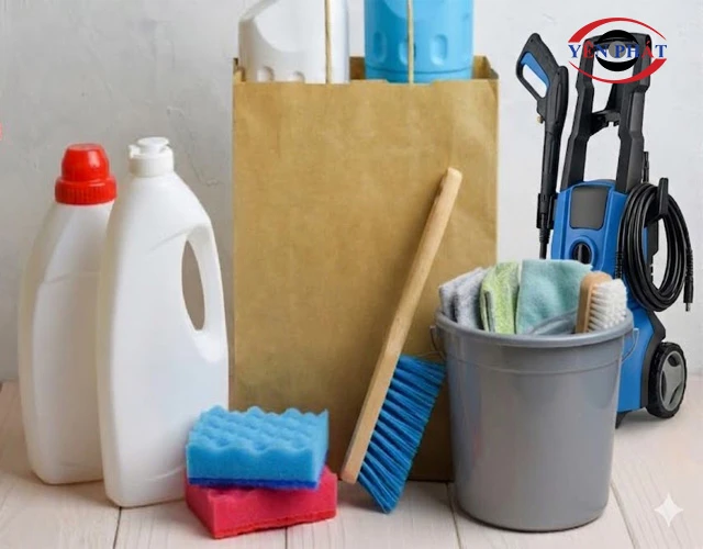 Dụng cụ cần thiết khi tẩy rong rêu