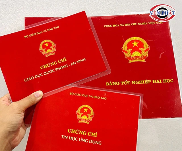 ép plastic bằng đại học