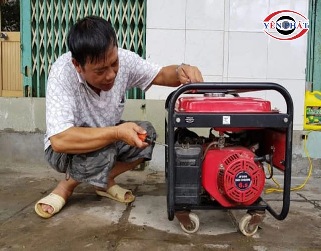 máy phát điện yếu