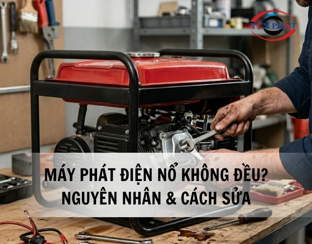 Máy phát điện nổ không đều: 4 Nguyên nhân & Cách sửa nhanh