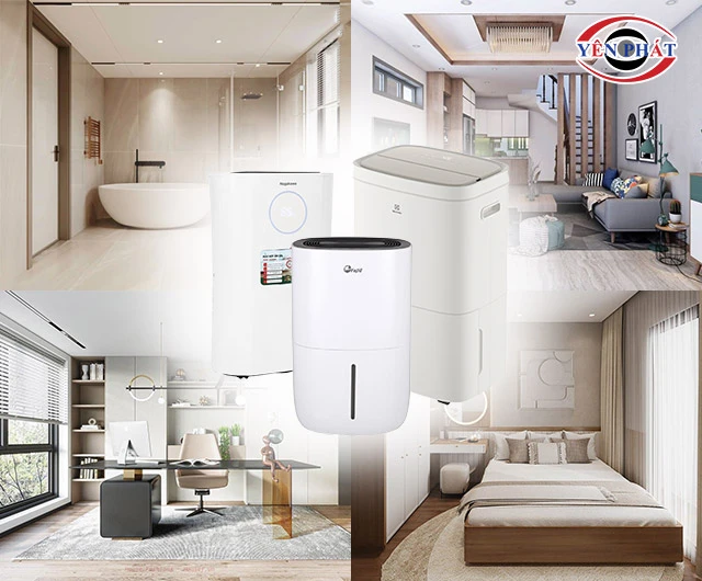 Các loại phòng nên dùng máy hút ẩm 20L