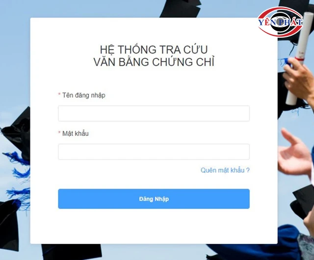 Tra cứu trên hệ thống văn bằng của Bộ Giáo dục và Đào tạo