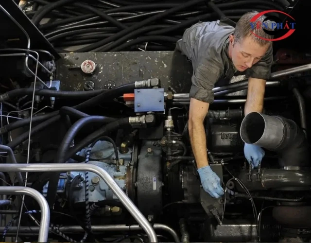 Kiểm tra hệ thống dầu bôi trơn của máy phát điện