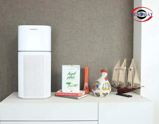 Máy lọc không khí Hitachi EP-TZ50 trong phòng ngủ