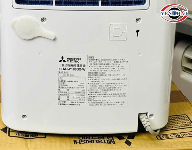 team máy hút ẩm Mitsubishi chân voi chính hãng