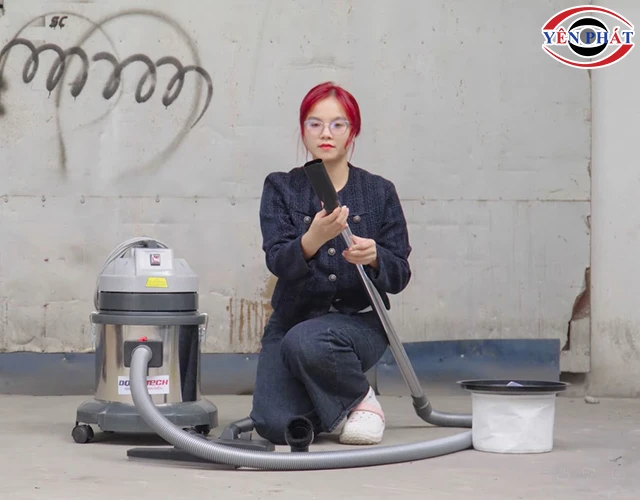 lắp đặt máy hút bụi DQC-Tech