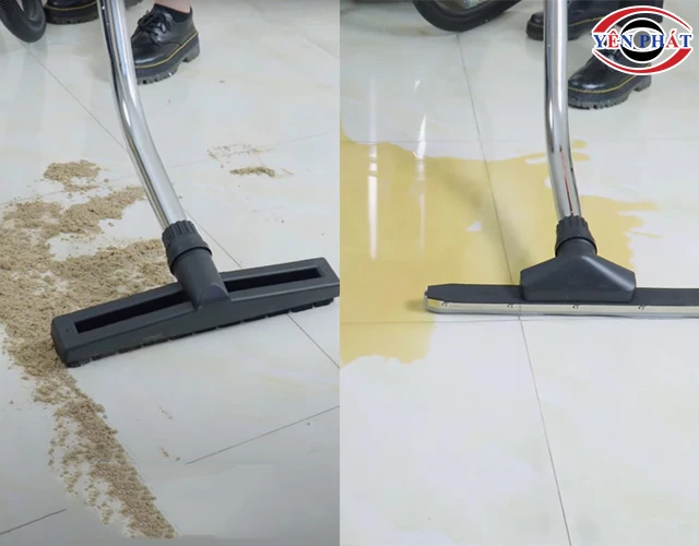 hút sạch mọi loại chất bẩn