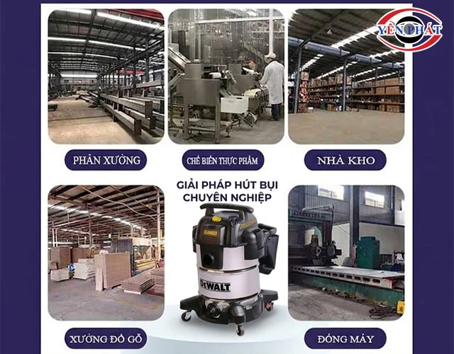 ứng dụng Máy hút bụi 5HP