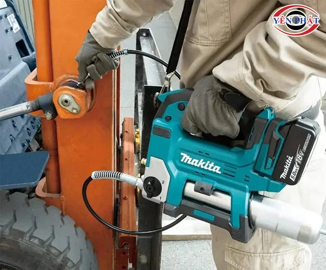 máy bơm mỡ bò bằng pin nhỏ gọn