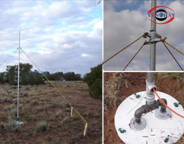 Thiết kế trụ đứng cho máy phát điện chạy gió