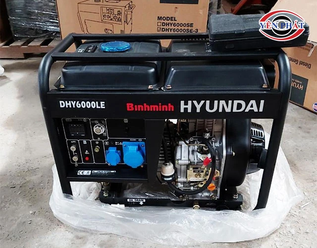 Máy phát điện chạy dầu 5KW - 5.5KW Hyundai DHY6000LE
