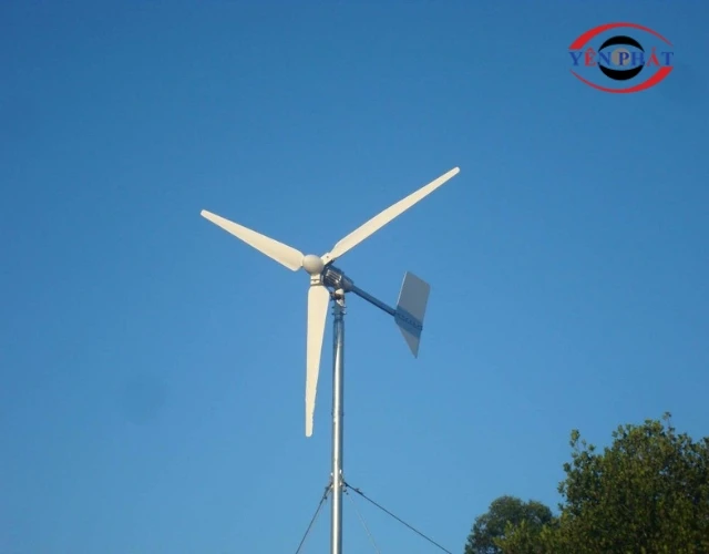 Vận hành thử máy phát điện bằng gió