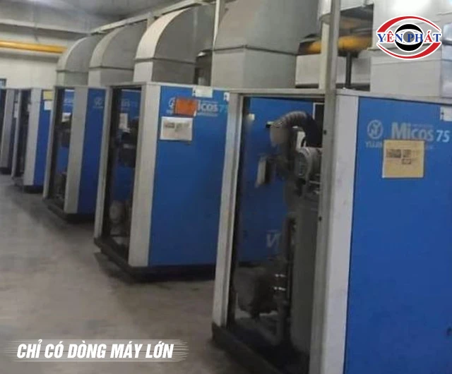 máy nén khí Yujin chỉ có dòng máy lớn
