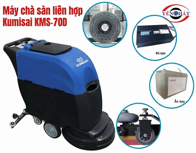 kết cấu máy chà sàn liên hợp Kumisai KMS-70D