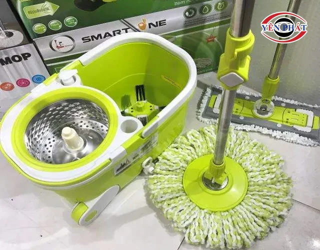 Cây lau nhà tự vắt Spin Mop KL168MX-TH