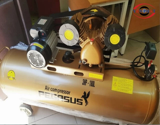 Cơ chế truyền động cơ máy nén khí dây đai Pegasus TM-W-1.6/8-500L