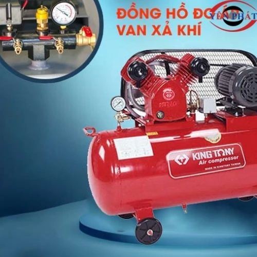 Máy nén khí dây đai KingTony KTC-120V 2