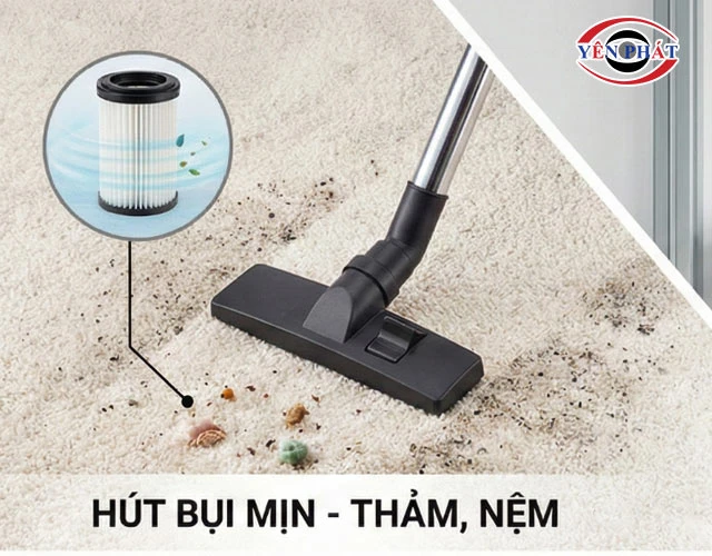 Hút sạch bụi mịn