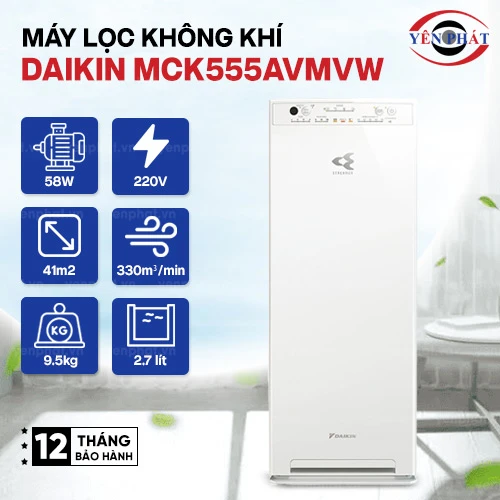 Máy lọc không khí Daikin MCK555AVMVW 2