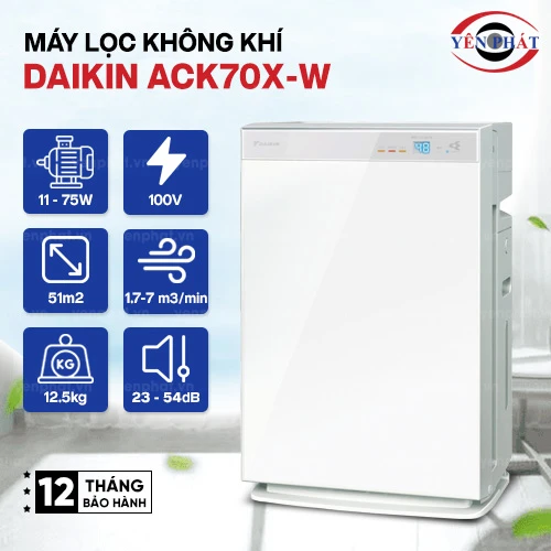 Máy lọc không khí Daikin ACK70X-W 2