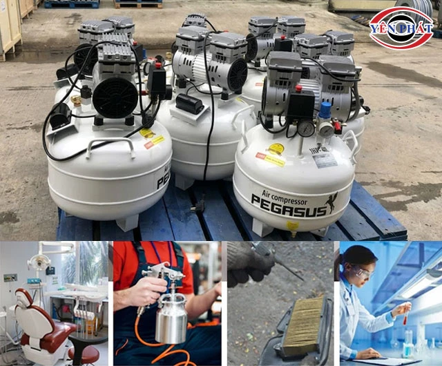 Ứng dụng máy nén khí không dầu Pegasus TM-OF750-40L