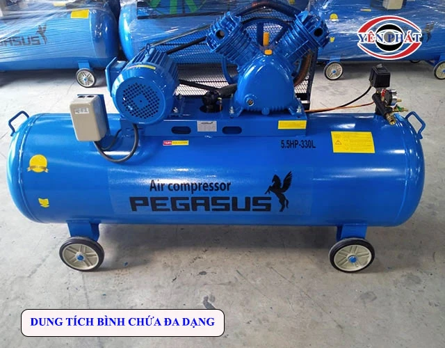 Dung tích bình chứa máy nén khí 5HP