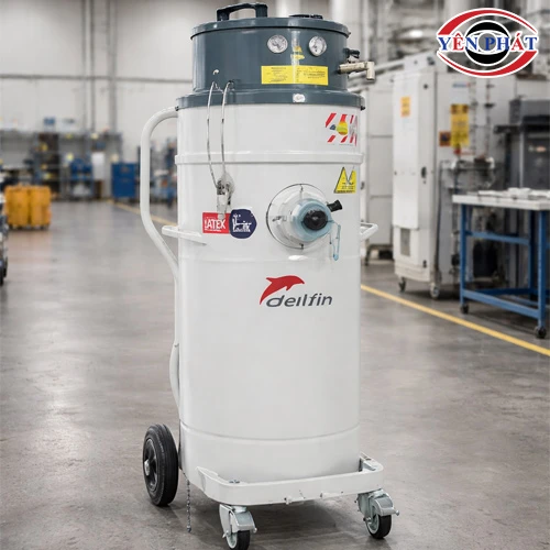 Máy hút bụi chống cháy nổ dùng khí nén Delfin 802 WD AIREX 1/3D 2