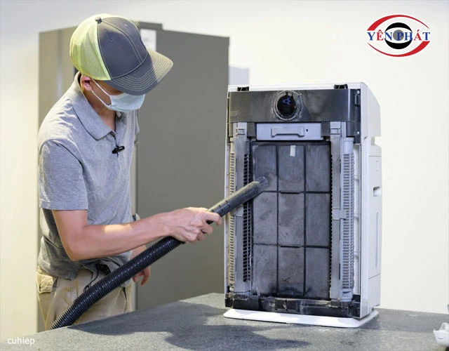 vệ sinh Màng lọc HEPA không rửa được