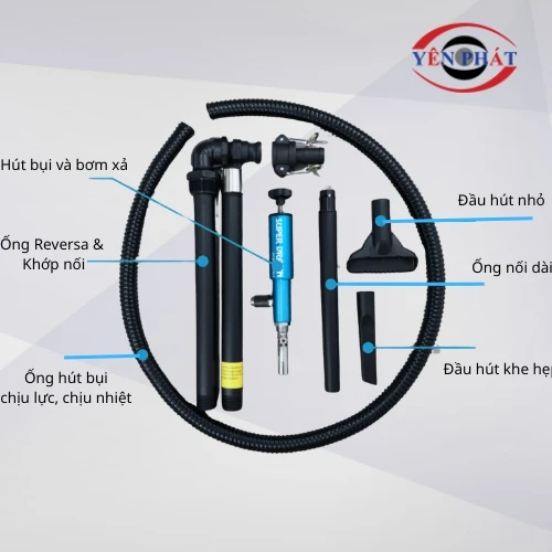 Máy hút bụi phòng nổ SupaVac Mini Dragin DP357R 3
