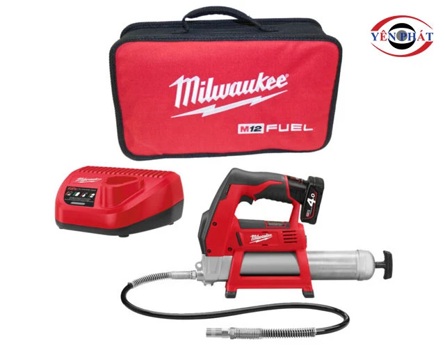 Máy tra mỡ Milwaukee M12 GG