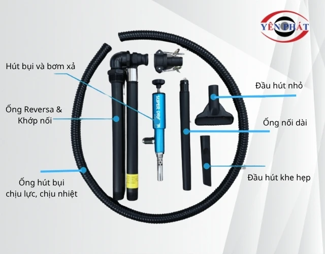 SupaVac Mini Dragin DP357R có thiết kế mini nhỏ gọn