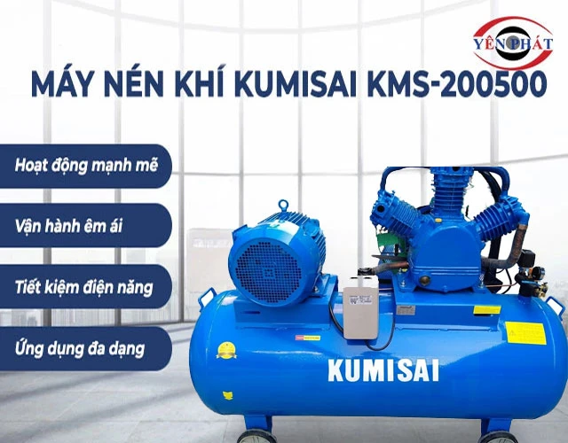 Công suất Máy bơm khí nén Kumisai KMS-200500