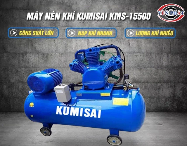 Công suất máy nén khí Kumisai KMS-15500