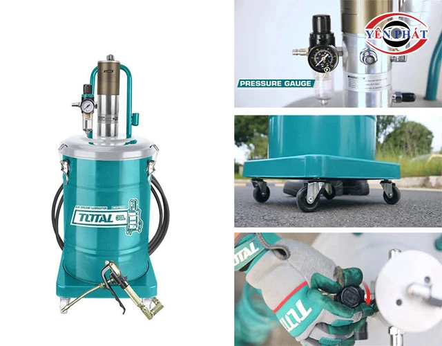 Máy bơm mỡ Total thiết kế thông minh