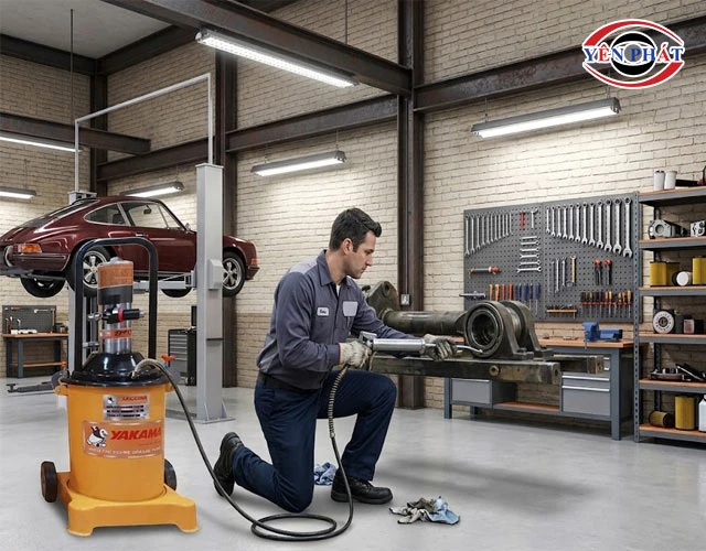 Máy bơm mỡ Yakama tối ưu chi phí