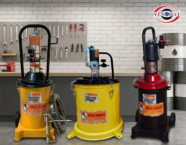Máy bơm mỡ Yakama : Bôi trơn Nhanh, Sạch, Chính xác