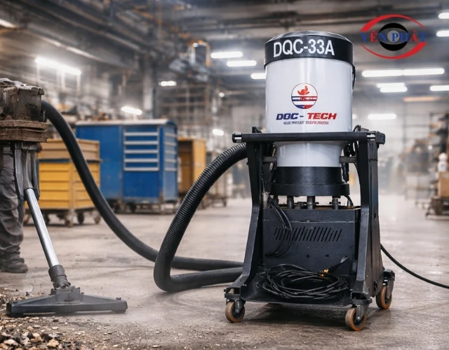 DQC - Tech 33A có lực hút khỏe, thu gom rác bụi siêu nhanh