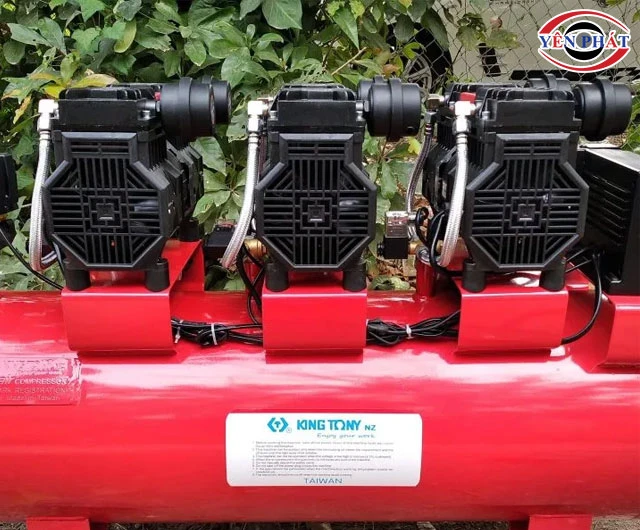3 đầu nén máy nén khí không dầu Kingtony KI-110C/F-3