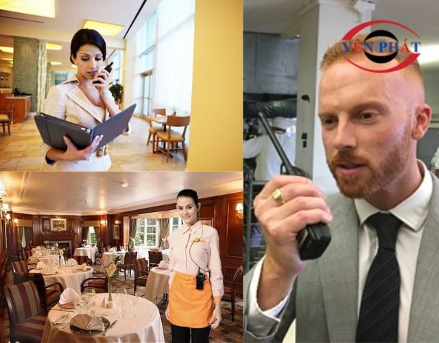 Order món ăn nhanh chóng qua bộ đàm