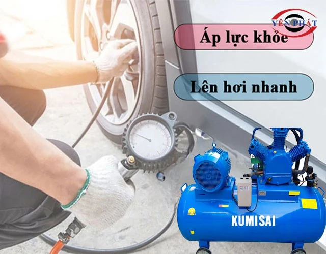 Năng lực làm việc Máy bơm khí nén Kumisai KMS-200500