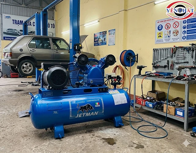 ứng dụng máy nén khí Jetman 70 lít 2hp PK-0270