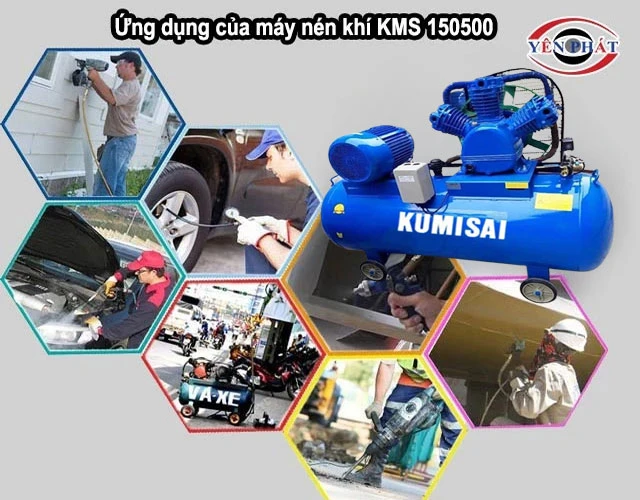 Những ứng dụng thực tế của Máy bơm hơi Kumisai KMS-150500
