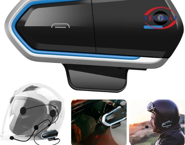 Cách lắp bộ đàm vào mũ bảo hiểm đúng cách