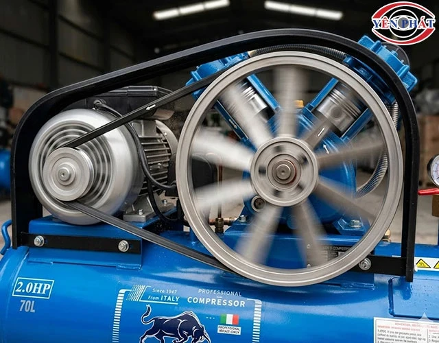 Công nghệ dây đai máy nén khí Jetman PK-10100