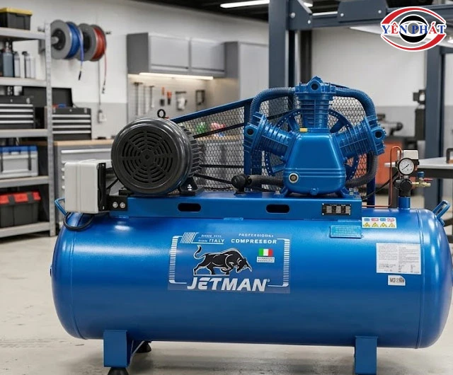 dùng máy nén khí Jetman 500 lít 20HP PK-200500