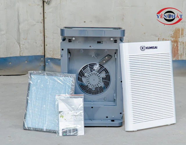 hiệu suất lọc máy lọc không khí Kumisai KMS D66