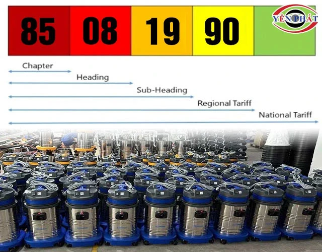 HS Code của máy hút bụi công nghiệp