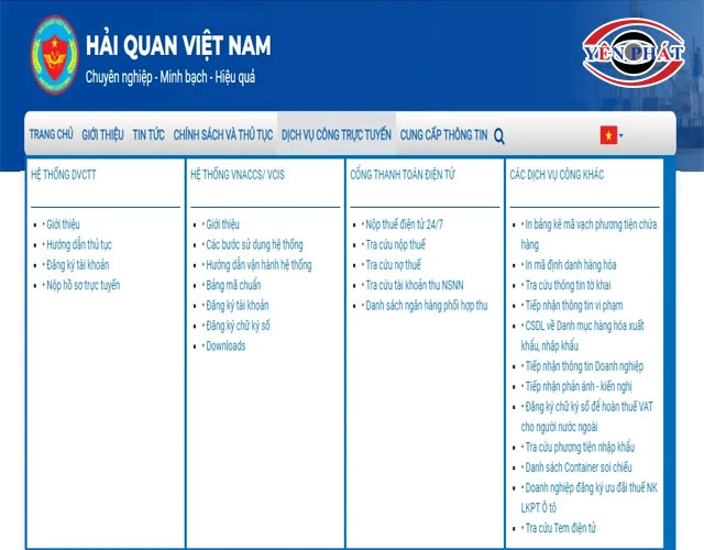 Khai báo tờ khai VNACCS